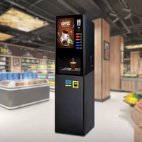 Distributeur automatique de café commercial électrique entièrement automatique à monnayeur avec distribution automatique de gobelets