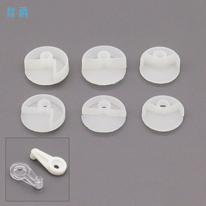 Glass <b>Mirror</b> Clip <b>Plastic</b> Fixing Bracket For Drawer Door Installation Easy Mounting Buckle - Product Image 1