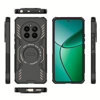 Funda Protectora para Teléfono Realme 12-Plus 15T C37 Neo 7X P4 P4 Pro, de Lujo, con Carga Inalámbrica Magnética, TPU+PC, Doble Capa, Resistente a Golpes