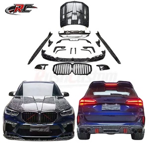 Kit carrosserie en fibre de carbone style LD pour <span class=keywords><strong>BMW</strong></span> X5 : Capot, calandre, lèvre avant, jupes latérales – Amélioration extérieure aérodynamique de qualité supérieure - Product Image 3