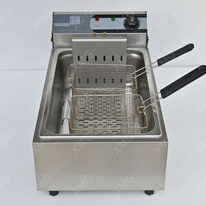 Freidora Comercial <span class=keywords><strong>de</strong></span> un Solo <span class=keywords><strong>Tanque</strong></span> XMG <span class=keywords><strong>de</strong></span> 30L, Freidora Eléctrica <span class=keywords><strong>de</strong></span> Acero Inoxidable <span class=keywords><strong>de</strong></span> Gran Capacidad <span class=keywords><strong>para</strong></span> Cocina <span class=keywords><strong>de</strong></span> Restaurante - Product Image 6