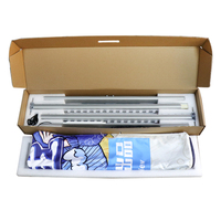 Boîte à lumière LED SEG pliable personnalisée avec cadre en alliage d'aluminium sans outil pour les décors de salons professionnels et les présentoirs publicitaires