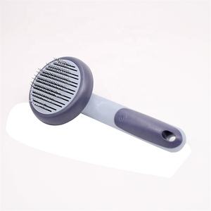 Top 2023 new Self <span class=keywords><strong>Cleaning</strong></span> One Key Cat Needle <span class=keywords><strong>Comb</strong></span> Dog <span class=keywords><strong>Pet</strong></span> Hair Remove Massage Grooming Slicker spazzola per spargimento - Product Image 6