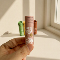Tubes d'emballage pour baume à lèvres imprimés avec logo, couleurs et tailles personnalisées, contenants pour bâtonnets déodorants, tube en papier de 30 g, déodorant pressurisé