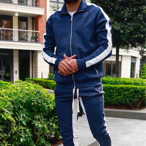 <span class=keywords><strong>Costume</strong></span> <span class=keywords><strong>tendance</strong></span> pour <span class=keywords><strong>homme</strong></span> printemps-automne, décontracté, patchwork, <span class=keywords><strong>couleur</strong></span> contrastée, col montant, pull et pantalon, ensemble deux pièces - Product Image 1