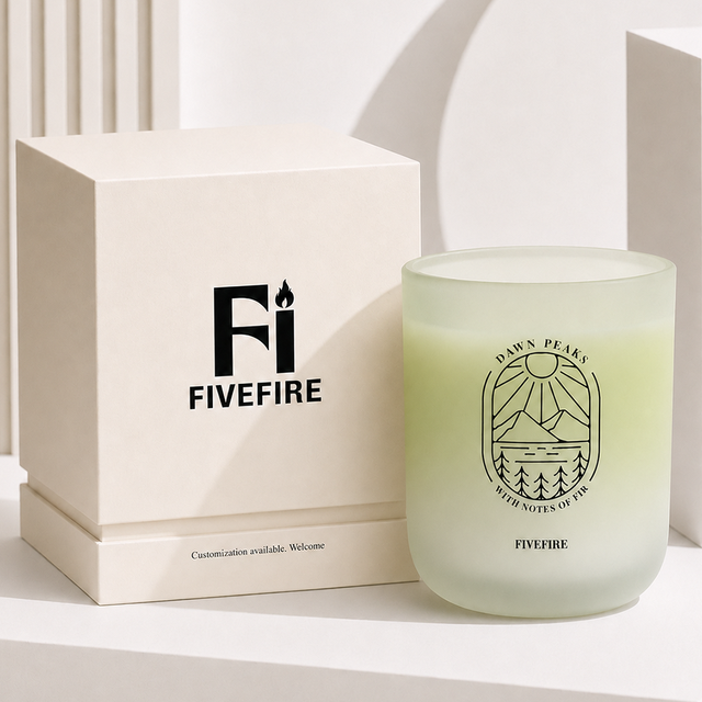 Wholesale Home Fragrance Soy Wax Pillar Candles Glass Jar Luxury Scented Eco-Friendly Handmade