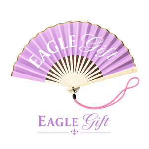 Éventail pliant personnalisé avec logo imprimé, en tissu et bambou, avec cordon pour accrocher, pour décoration ou cadeau - Product Image 4