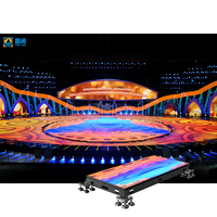 Layar LED Interaktif P3.91 Tahan Air Warna Penuh untuk Lantai Bawah Tanah, Video Game, Panggung, dan Lantai Dansa