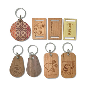 Carte-clé NFC en bois Xinchengda 85,5x54mm NTAG213/215 pour contrôle d'accès aux chambres d'hôtel - Product Image 4