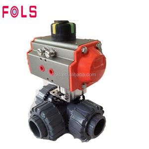Válvulas de Bola de PVC Tipo T de 3 Vías - Product Image 3