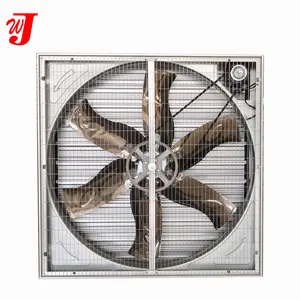 Extracteur d'air industriel 380v, ventilateur d'échappement de refroidissement de Type montage mural de tailles variables pour serre de volaille
