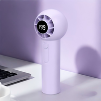 Mini ventilateur portatif 2000 mAh, moteur 15000 tr/min, haute vitesse, rechargeable, ventilateur de poche portable, refroidissement quotidien pour les voyages et l'extérieur T-237