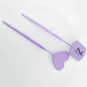 Stainless Steel Eyelash Extension Checking <b>Mirror</b> Customized Heart Shape And <b>Square</b> Lash <b>Mirrors</b> Purple Powder Color - Product Image 4