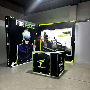 Hợp kim nhôm Khung vải <span class=keywords><strong>Pop</strong></span> Up LED hộp Đèn xách tay thị trường đứng với tùy chỉnh kích cỡ & màu sắc - Product Image 6