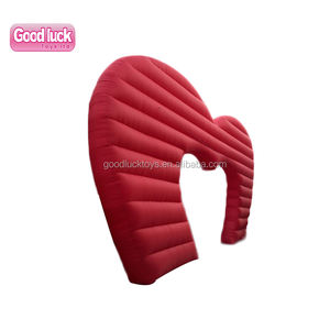 بوابة أحداث قابلة للنفخ على شكل قلب قابلة للنفخ على شكل قلب 14 × × 7 قوس الحب لحفلات الزفاف في عيد الحب - Product Image 3