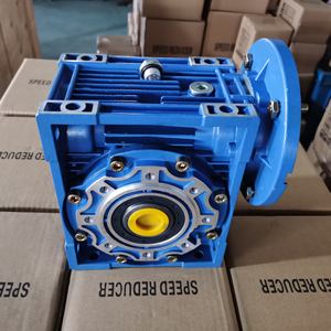 Caja de Engranajes de Aluminio NMRV <span class=keywords><strong>63</strong></span>, Relación de Reducción 20:1, Montaje con Brida, para Restaurantes, Tiendas de Ropa, Imprentas, Energía - Product Image 1