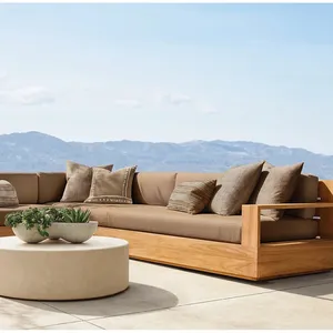 Großhandel Garten Sofas Outdoor Sofa Teak Outdoor Möbel