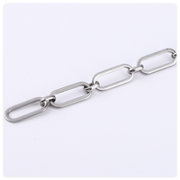Yiwu Aceon acier inoxydable épais Long ovale lien trombone divers connecter conception bricolage balancent charme grand espace longue chaîne à maillons