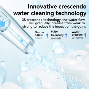 Irrigador Bucal Eléctrico Inalámbrico Portátil con Imágenes APP, Hilo <span class=keywords><strong>Dental</strong></span>, Cuidado Bucal, <span class=keywords><strong>Limpiador</strong></span> <span class=keywords><strong>de</strong></span> Dientes para el Hogar - Product Image 5