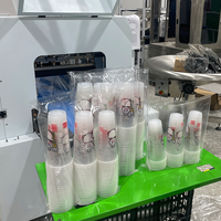 Machine d'emballage et de scellage à flux continu à servomoteur haute vitesse pour sacs alimentaires, compatible avec film PE, emballage automatique