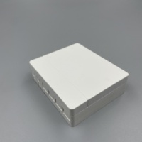 Boîtier de distribution optique mural mini 4 ports 4 fibres SC FC LC pour câblage de réseau PON intérieur