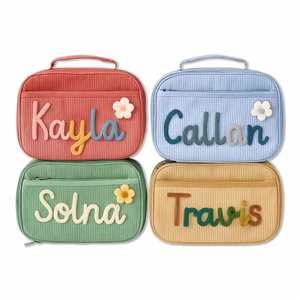 Personalised Insulated <b>Lunch</b> Bag with Name, Custom <b>Lunch</b> <b>Box</b> for Kid Girls <b>Boys</b>, Large Handbag for Travel Picnic - Product Image 1