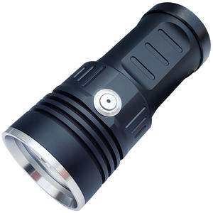 Lampe torche LED rechargeable Luomen 4800 mAh en alliage d'aluminium, torche d'extérieur T9746, lampe torche haute puissance avec logo personnalisé - Product Image 1