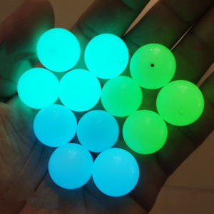 HP0106 Cuentas Redondas Luminosas de Piedra para Hacer Joyas, Manualidades, Accesorios de Bricolaje, Cuentas que Brillan en la Oscuridad, Dijes para Hacer Joyas - Product Image 1