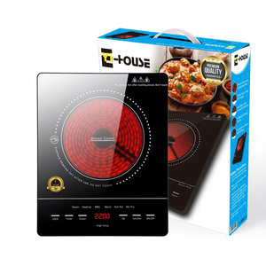 Cuisinière infrarouge intelligente haute puissance 2200W, four halogène pour thé, cuisinière domestique, <span class=keywords><strong>plaque</strong></span> de cuisson électrique infrarouge pour sautés - Product Image 1