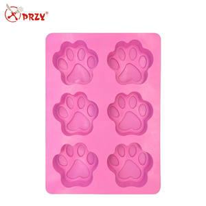 <span class=keywords><strong>Molde</strong></span> <span class=keywords><strong>de</strong></span> silicona con 6 cavidades <span class=keywords><strong>de</strong></span> huellas <span class=keywords><strong>de</strong></span> <span class=keywords><strong>perro</strong></span> y Pata <span class=keywords><strong>de</strong></span> Gato para hornear pasteles, jabón hecho a mano - Product Image 4