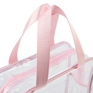 Bolsa de Almacenamiento de Maquillaje Rosa, Impermeable, de PVC, con Cierre, Personalizable con Logotipo de Marca, Económica, al por Mayor, para Publicidad - Product Image 3