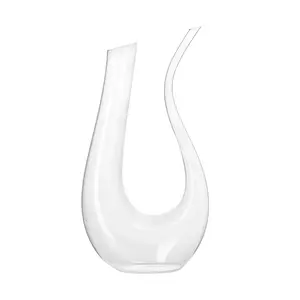 Chất Lượng Cao Hot Bán U Hình Dạng Rượu Vang Decanter Tay Thổi 100% Chì Miễn Phí Pha Lê Rượu Vang Decanter