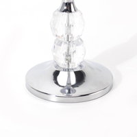 Vente chaude 3 Pouces Miroir De Maquillage De Bureau Double Face Poignée En Cristal Conception Fantaisie Grossissant Caractéristique Accessoire De Soins De Beauté