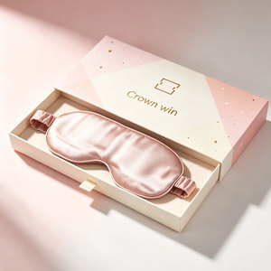 Manufacture Custom Printing Pattern Sleep Mask Box Fsc Certified Silk Eye Mask Drawer Box With Sliding Packaging Gift Box - Product Image 1