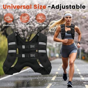 Customized Men's and Women's Reflective Strength Training Vest Adjustable <b>Board</b> Weight for Jogging Running Fitness - Product Image 2