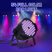 Projecteurs LED Par 54x3W Full Color RGBW 4-en-1 DMX