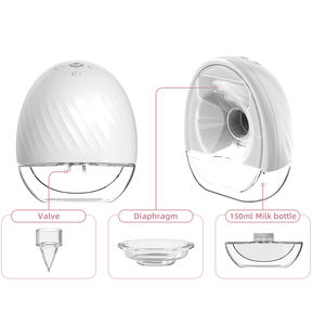 Private Label tragbare Milch pumpe elektrische Freis prec heinrich tung Muttermilch pumpe Maschine drahtlose automatische Stillen Freihand-Milch pumpe - Product Image 4