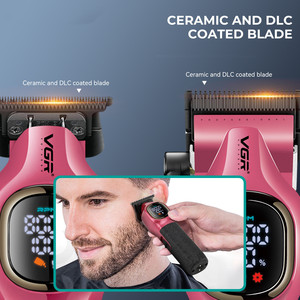 VGR V-886 S2 <span class=keywords><strong>Tagliacapelli</strong></span> <span class=keywords><strong>Professionale</strong></span> con Lama in Ceramica e Motore 9000RPM, Trimmer Cordless per Stilisti e Barbieri - Product Image 4