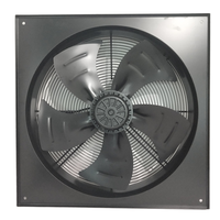 500mm * 500mm 380V AC ventilateur axial avec lame en acier moteur électrique portant DC/EC Support mural pour refroidisseur ferme Restaurant hôtels