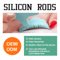 Rouleaux de rehaussement de cils en silicone souple et coloré, réutilisables, transparents, pour salon, personnalisables