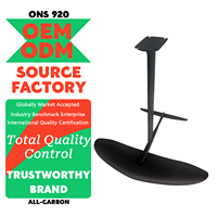 Aile en carbone ONS 920 pour hydrofoil, design équilibré pour un levage optimal, durable, haute résistance, unisexe, pour surf et freeride.