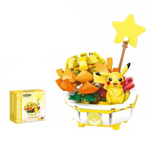 Keeppley Bricks Cartoon Character Bowl Building Blocks Set Kids Educational Model Bricks Toy <strong>Desk</strong> Decor Gift - Product Image 4