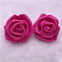 Tête de fleur artificielle en mousse de 7 cm - Cadeau festif pour la décoration de la maison - Tête de fleur artificielle pour la décoration de la maison