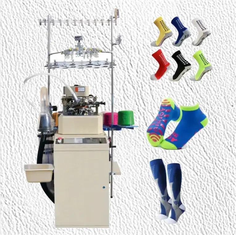 Yüksek hızlı kore dairesel çorap örme makinesi çorap yapma makinesi