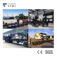 Broyeur mobile automatique de cône de capacité du minerai 40-380tph de pierre de roche dure de roue de la Chine