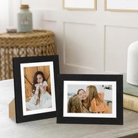 Cadre photo créatif fait main HuaJia 4*6" 5*7" 6*8" 8*10" Cadre photo personnalisé en bois avec plexiglas résistant pour affichage mural/sur table