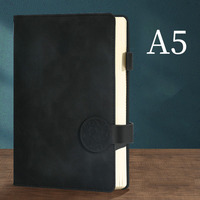 Carnet de notes en cuir a5 haut de gamme, logo personnalisé, étanche, moderne, pour les affaires, vente en gros, coffret cadeau avec porte-stylo