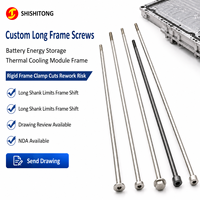 Vis longues sur mesure en acier inoxydable 304 316 à tête basse et six pans creux, fabricant pour cadre de module de refroidissement de gestion thermique