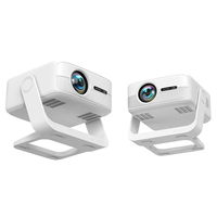 Projecteur 4K Android 14.0 Q5 MINI 2026 le plus récent, mise au point automatique, correction automatique de la distorsion trapézoïdale, 400 ANSI, 1080P, projecteur intelligent pour cinéma maison
