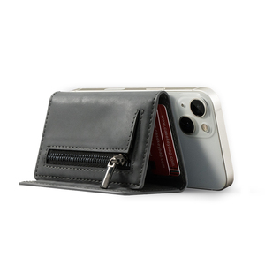 Casekey Magnetic Card <b>Holder</b> PU Vintage Leather <b>Wallet</b> Phone Case Cover <b>Holder</b> - Product Image 2